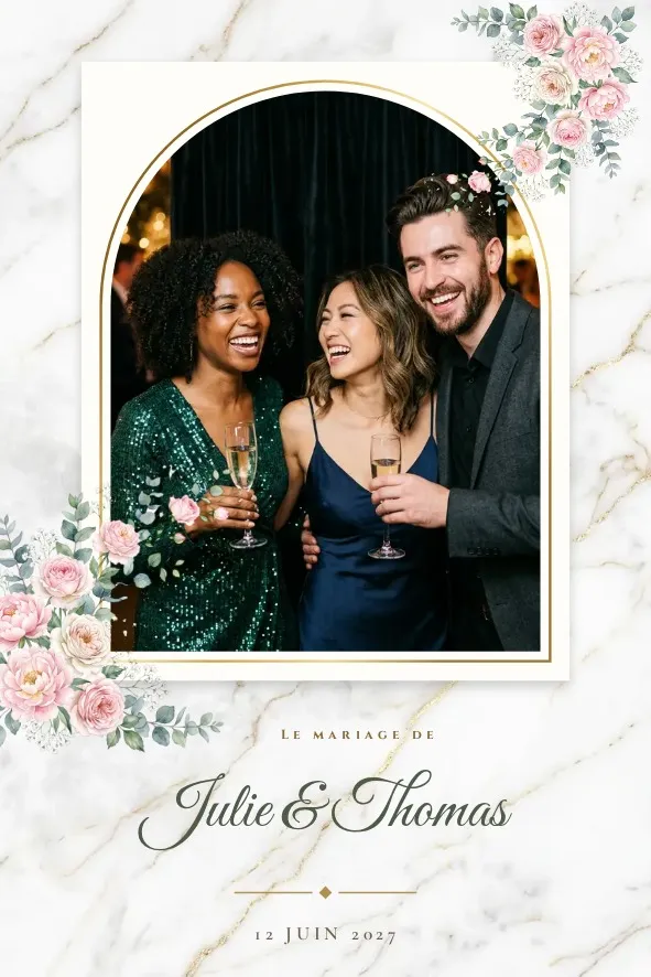 Modèle photobooth « Jardin d’ivoire »